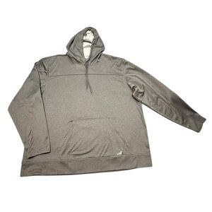 Hoodie Gray Mens 3XL Kangaroo Pouch